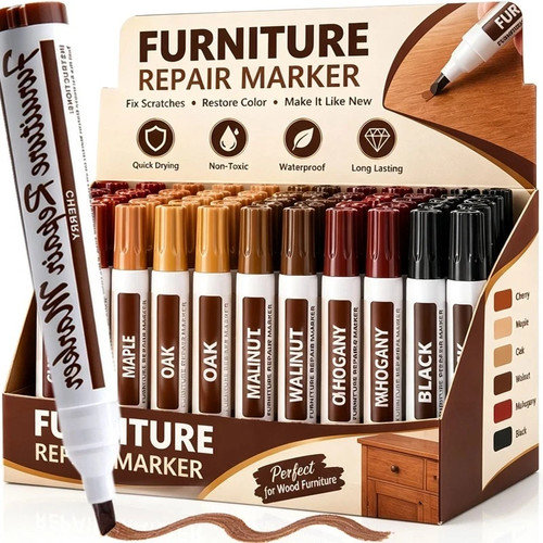Wood stain touch marker - touch-up,