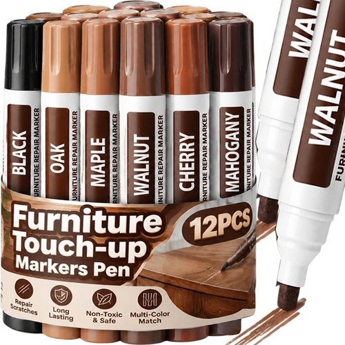 Wood stain touch marker - touch-up,