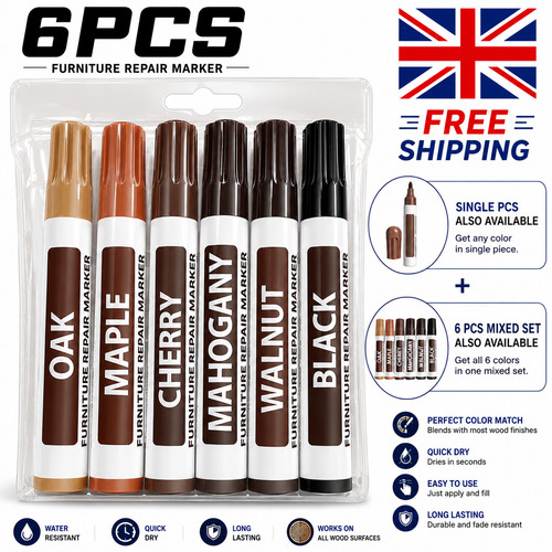 Wood stain touch marker - wood, touch-up