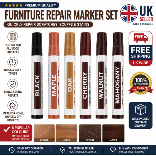 Wood stain touch marker - touch-up,