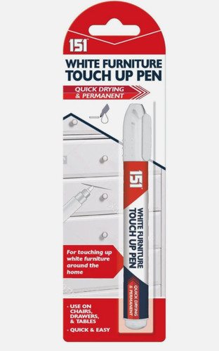 White furniture touch - white, up