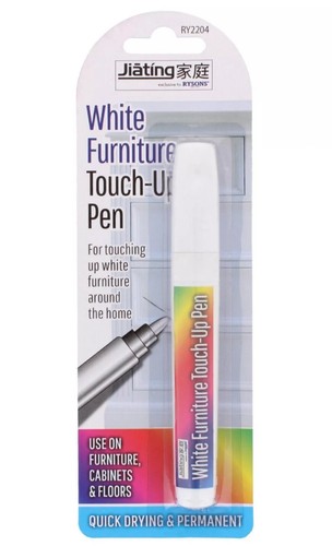 White scratch repair pen - white, –