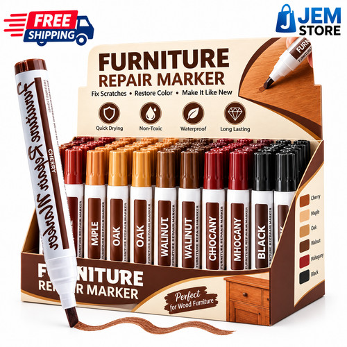 Wood stain touch marker - touch-up,