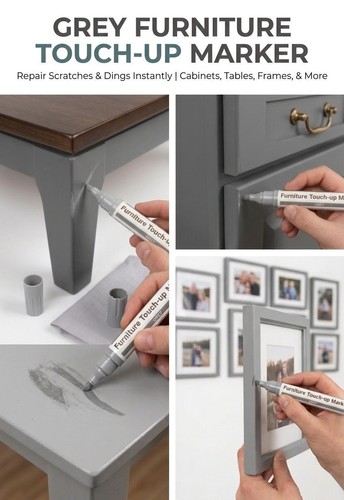 Grey furniture touch marker - touch, up